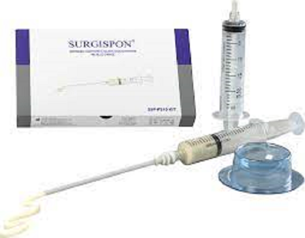 Губка гемостатична SURGISPON®, у переднаповненому шприці, 1 гр. 1шт